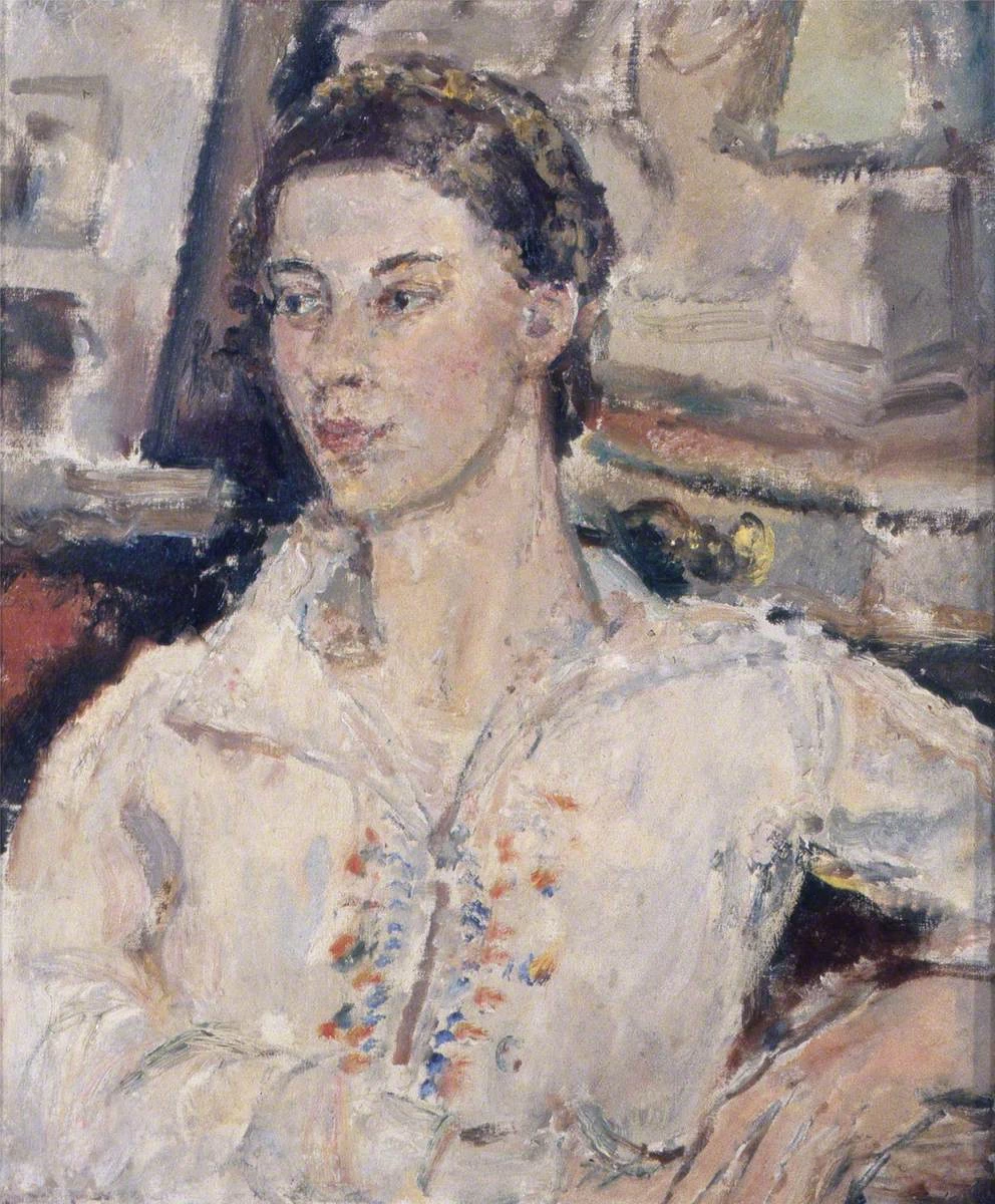 Ethel Walker - Ritratto di donna, Brighton & Hove Museums